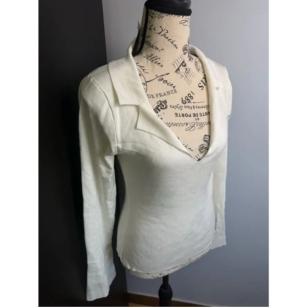 J.Crew Fitted pullover sweater New with defects Size M - Picture 4 of 12